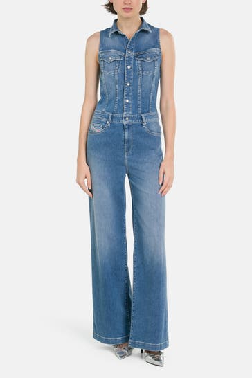 DIESEL Jeans-Overall 'Noemi' blau