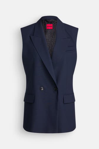 HUGO Weste dunkelblau