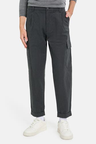 BOSS Stoffhose gestreift