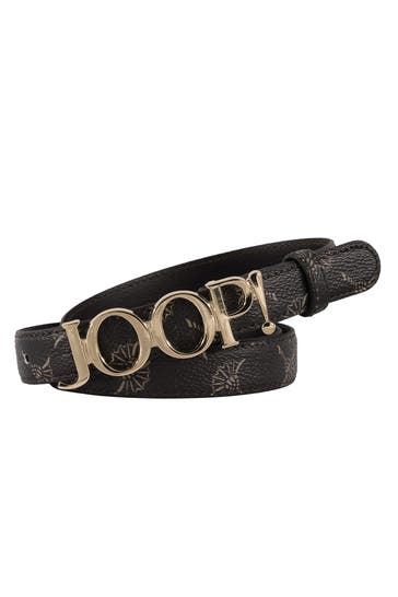 JOOP! Gürtel dunkelbraun gemustert