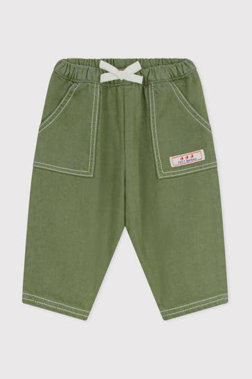 PETIT BATEAU Stofhose oliv