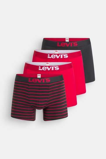 LEVI'S® 4er-Pack Boxer Trunks mehrfarbig