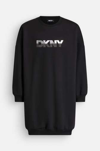 DKNY Sweatkleid schwarz