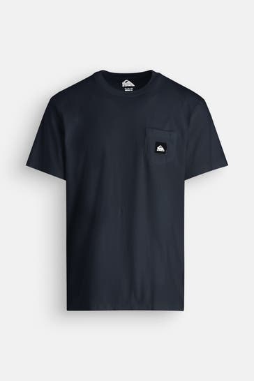 QUIKSILVER T-Shirt 'Salt Water' schwarz