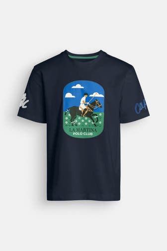 LA MARTINA T-Shirt nachtblau