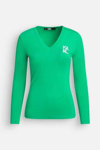 KARL LAGERFELD Longsleeve grün