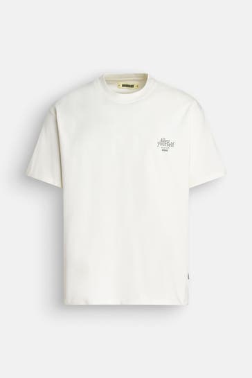 WOODBIRD T-Shirt 'Baine' offwhite