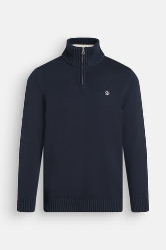 SUPERDRY Strick-Troyer dunkelblau