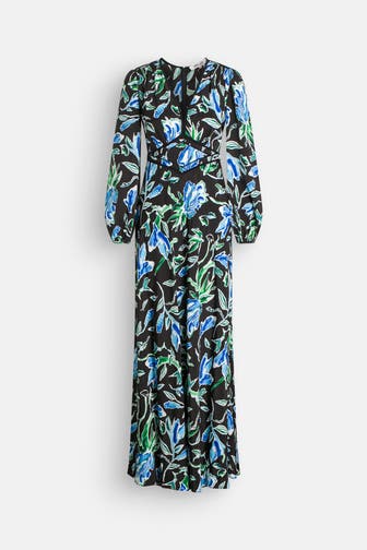 DIANE VON FURSTENBERG Seidenmix-Maxikleid 'Seline' floral