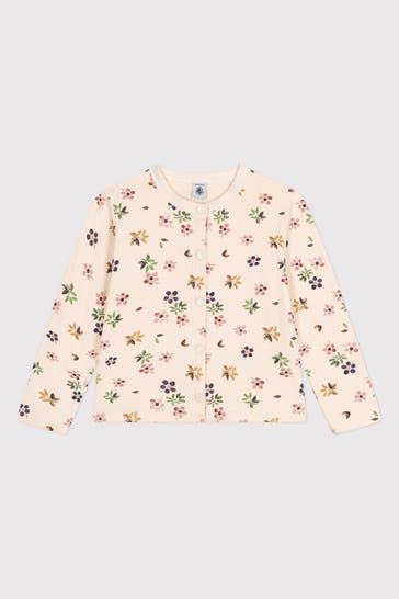 PETIT BATEAU Sweatjacke gemustert