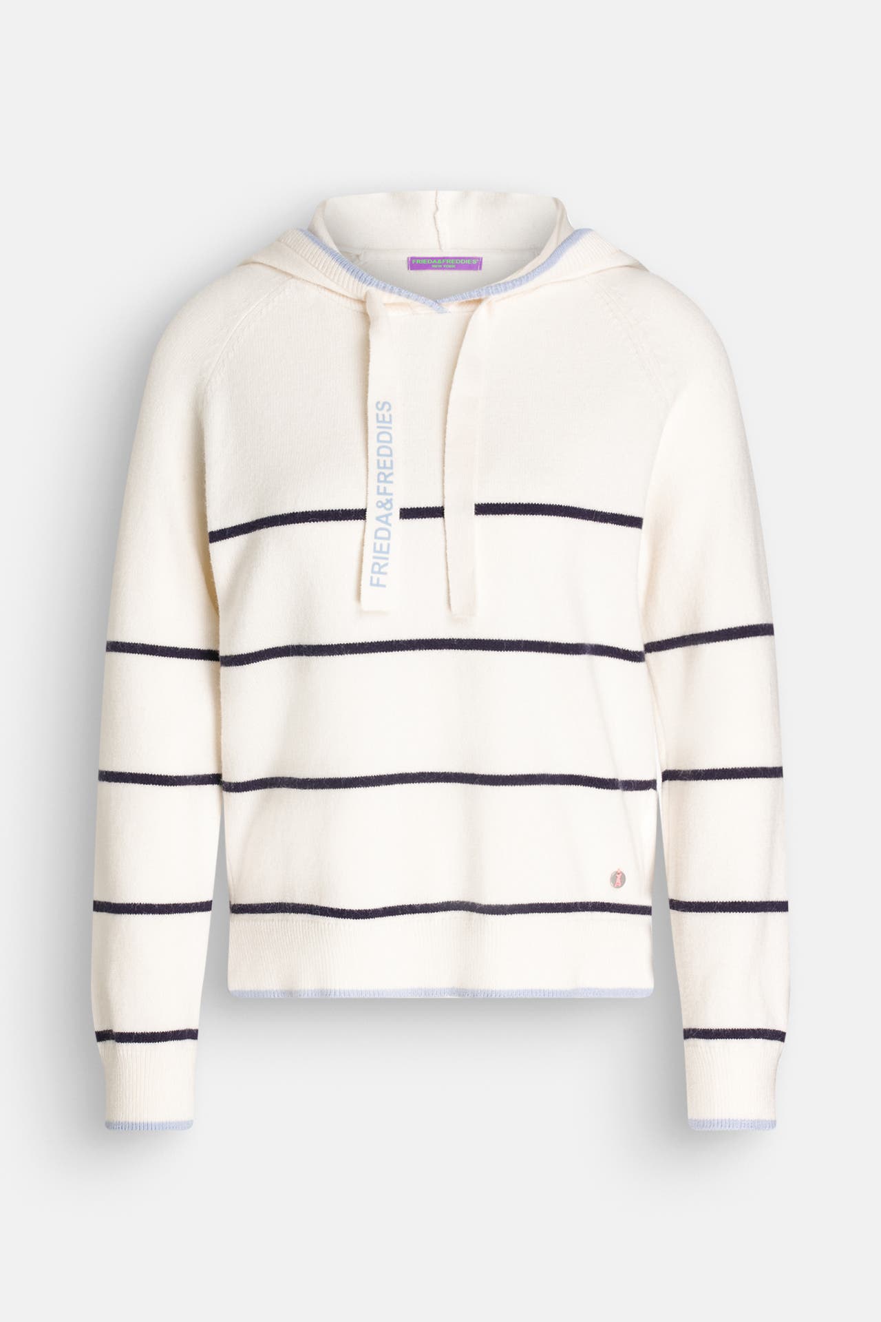 FRIEDA & FREDDIES NY Strick-Hoodie gestreift, Bild 1