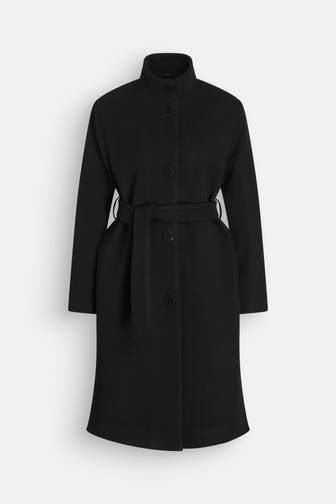 ARMANI EXCHANGE Wollmix-Mantel 'Caban' schwarz