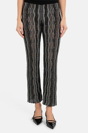 LUISA CERANO Strickhose gestreift