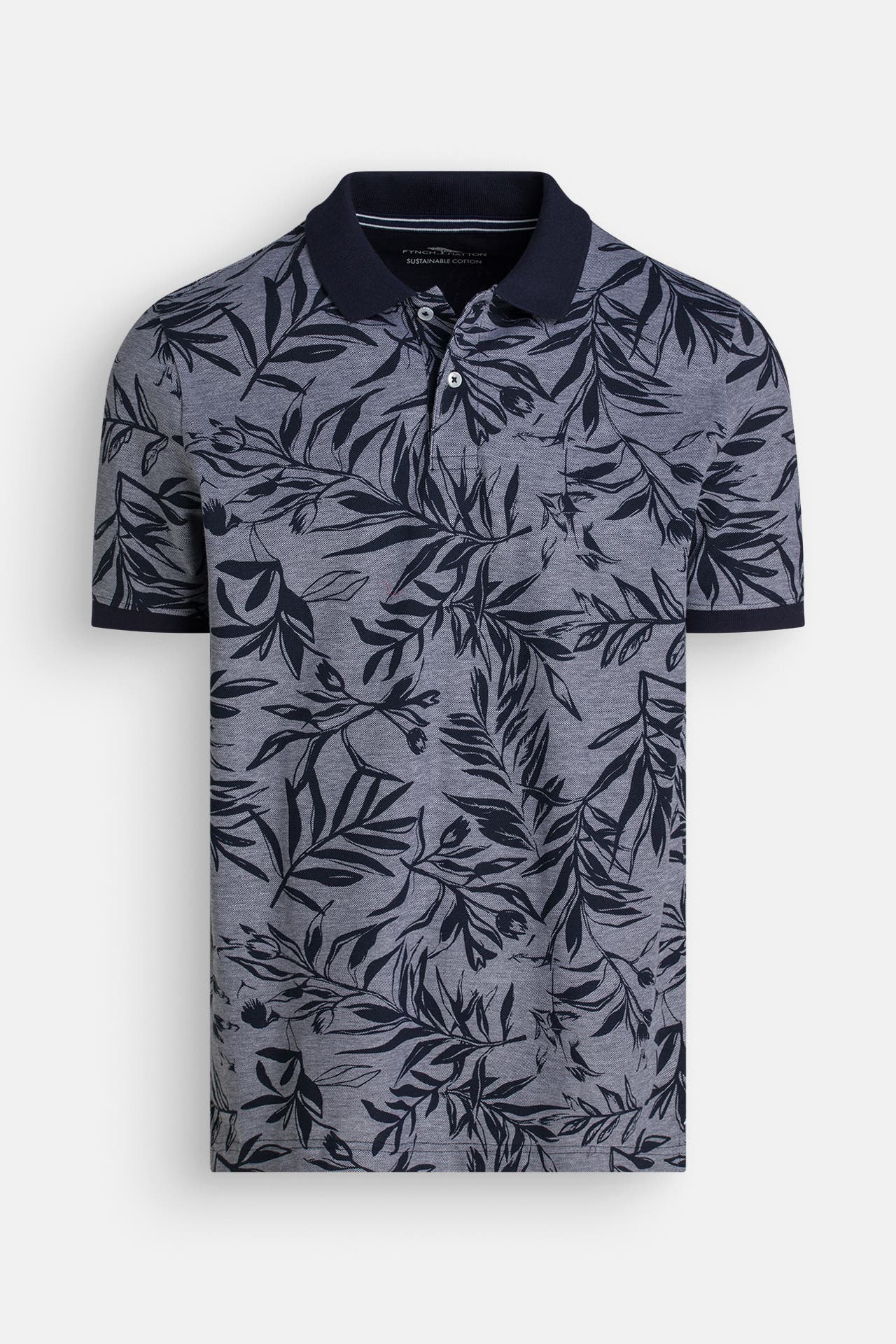 FYNCH-HATTON Polo-Shirt gemustert, Bild 1