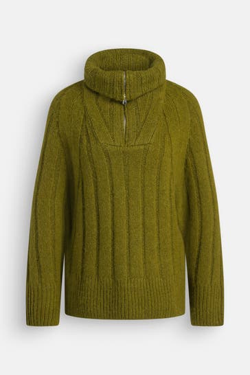 WINDSOR. Wollmix-Troyer dunkelgrün