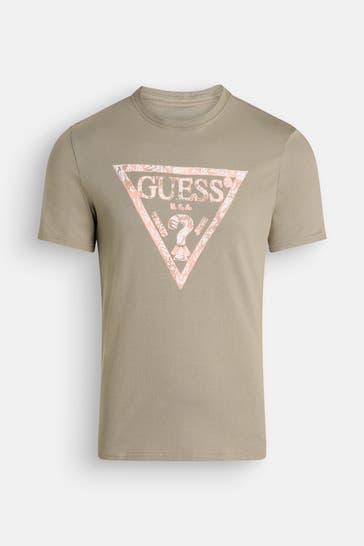 GUESS T-Shirt graugrün