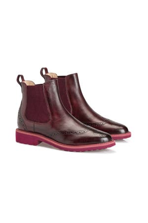 Bottines Chelsea Selina 29 Pour Femme - Cuir Véritable, Semelle Cuir Et Caoutchouc, Talon Plat 2.5 Cm - Style Classique Et Confortable