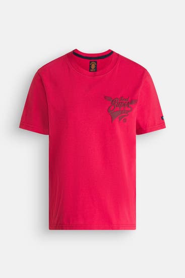 SUPERDRY - T-Shirt dunkelrot