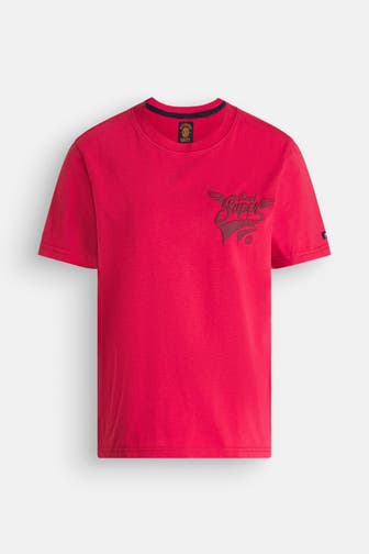 SUPERDRY T-Shirt dunkelrot