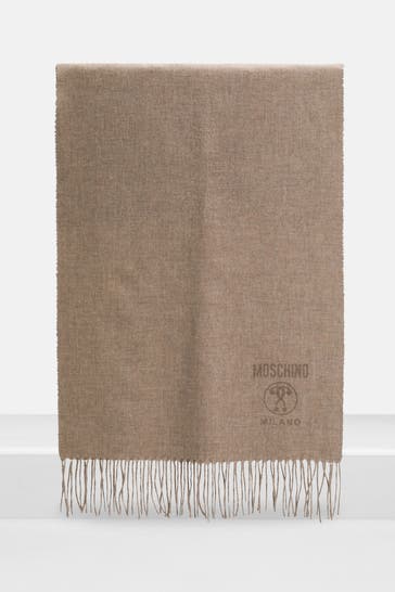 MOSCHINO Wollschal beige