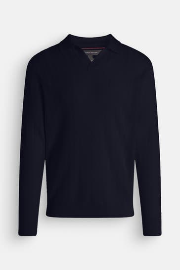 TOMMY HILFIGER Strickpullover dunkelblau