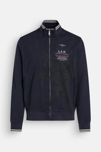 AERONAUTICA MILITARE Sweatjacke nachtblau
