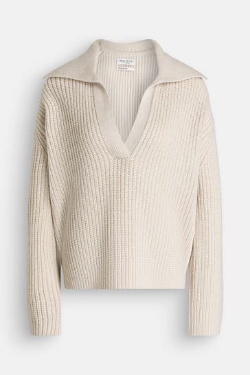 MARC O'POLO Strickpullover beige