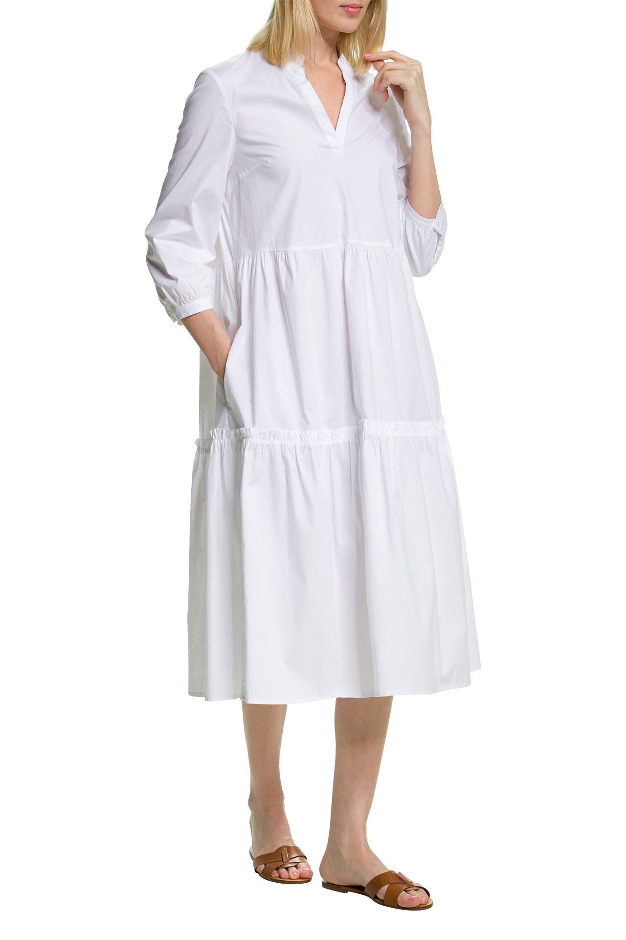 Oui kleid weiß