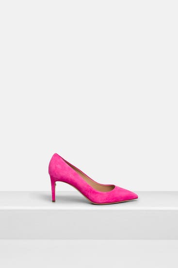 FERRAGAMO - Leder-Pumps 'Ilary 70' pink