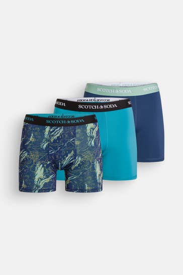 SCOTCH & SODA 3er-Pack Boxer Trunks mehrfarbig