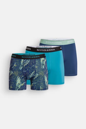 SCOTCH & SODA 3er-Pack Boxer Trunks mehrfarbig