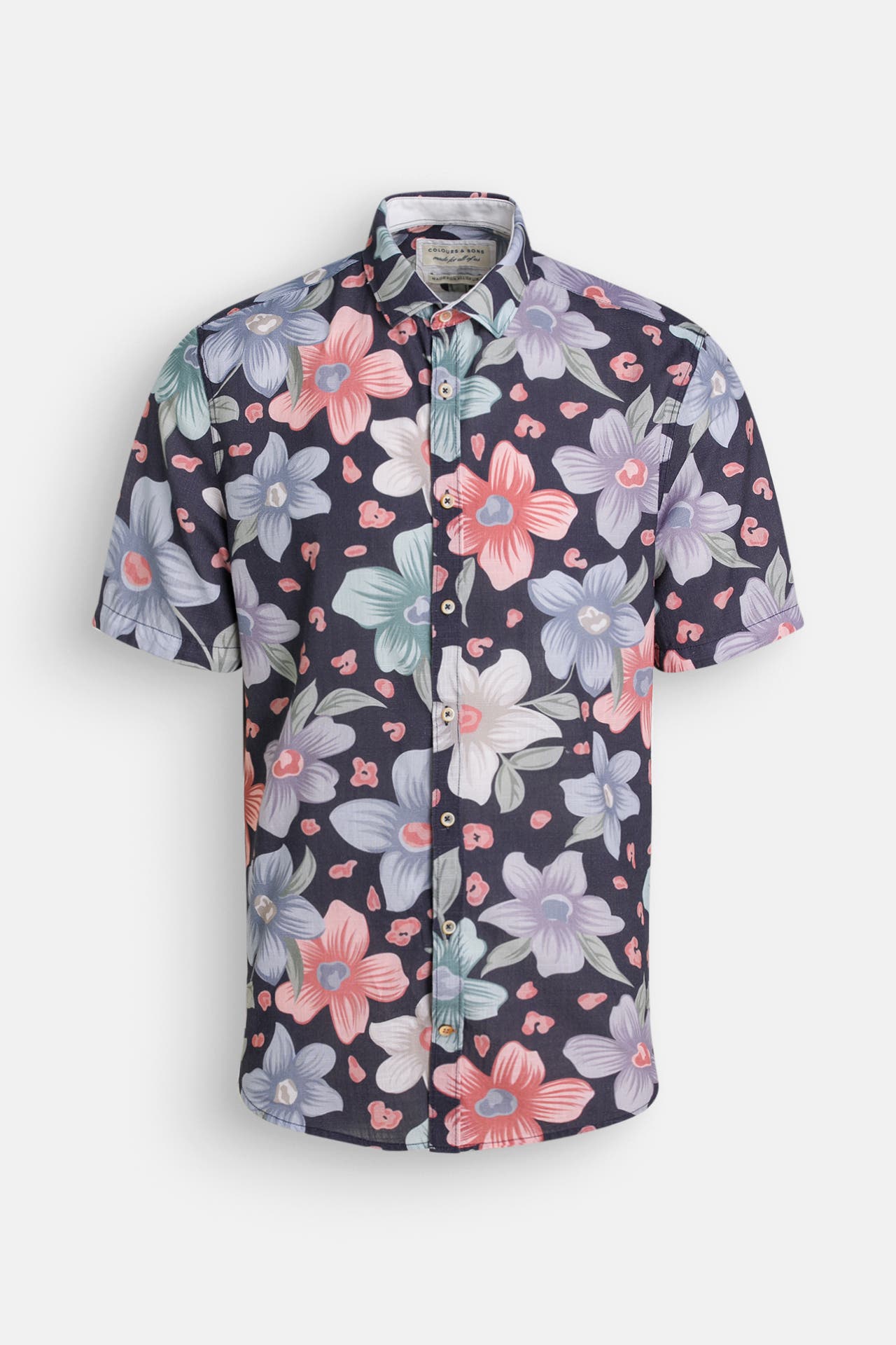 COLOURS & SONS Kurzarmhemd floral Regular Fit, Bild 1