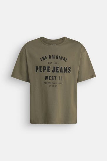 PEPE JEANS T-Shirt 'Talina' oliv