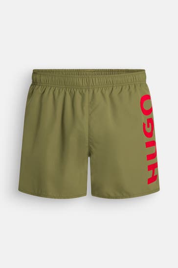 HUGO Badeshorts 'Saba' oliv