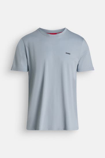 HUGO T-Shirt 'Dero' eisblau
