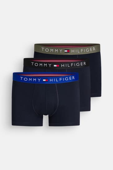 TOMMY HILFIGER 3er-Pack Boxer Trunks nachtblau
