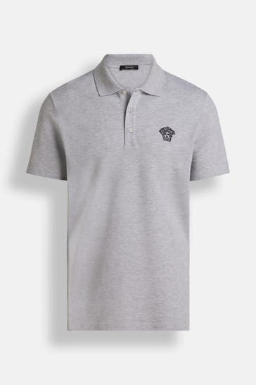 VERSACE Polo-Shirt grau