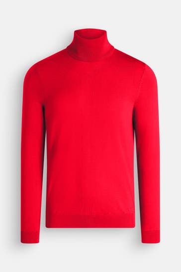HUGO Strickpullover rot
