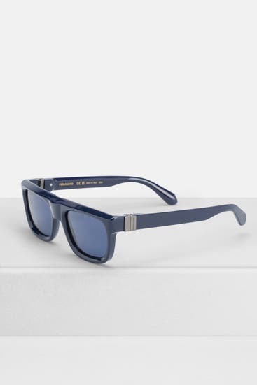FERRAGAMO - Sonnenbrille dunkelblau