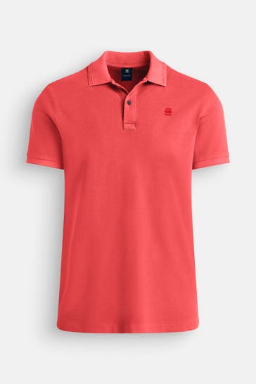 G-STAR Polo-Shirt 'Dunda' orangerot