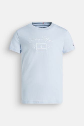 TOMMY HILFIGER T-Shirt hellblau