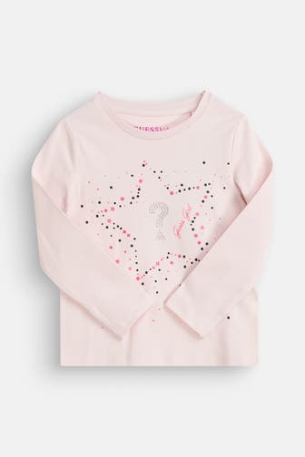 GUESS Longsleeve hellrosa