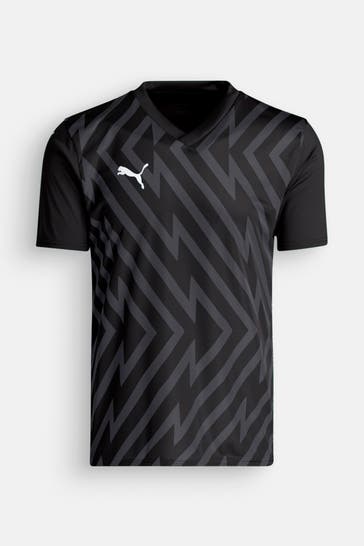 PUMA T-Shirt 'teamGLORY' schwarz
