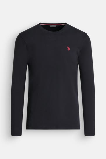 U.S. POLO ASSN. Longsleeve schwarz