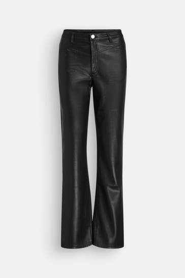 WRSTBHVR Kunstlederhose schwarz