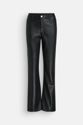 WRSTBHVR Kunstlederhose schwarz