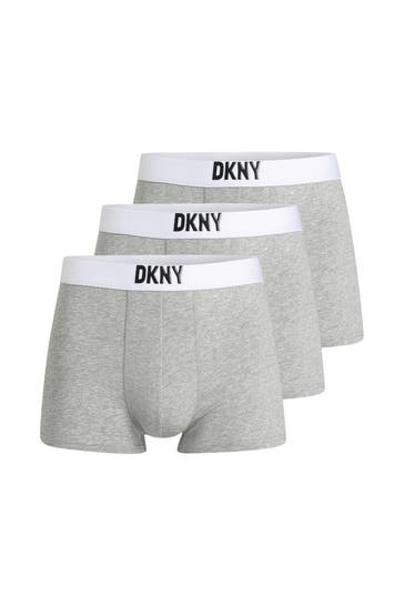 DKNY 3-er Pack Boxer Trunk grau