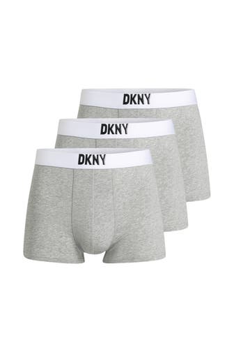 DKNY 3-er Pack Boxer Trunk grau