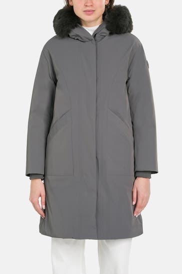 COLMAR Daunen-Parka grau