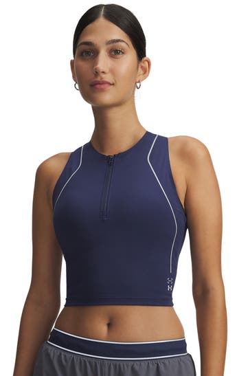 UNDER ARMOUR Funktionstop 'Halo' navy